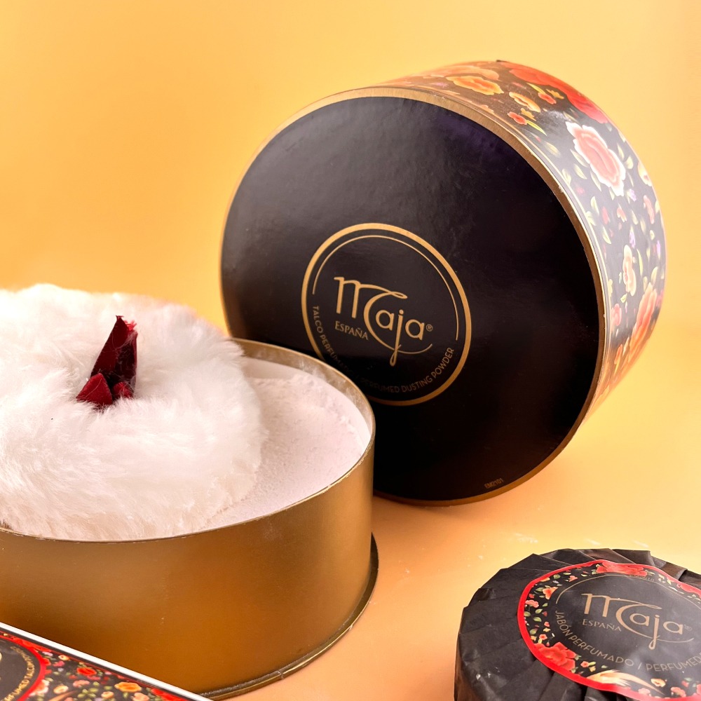 西班牙 MAJA 檀香 爽身粉150g-細節圖6
