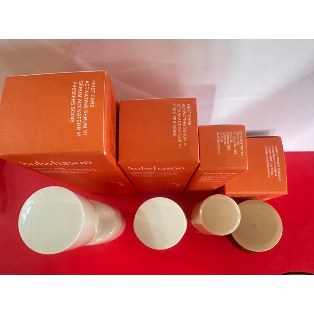 雪花秀 Sulwhasoo 潤燥養膚精華 滋陰蔘緊膚晶萃5ml 滋陰蔘回彈霜（輕盈版） 15ml 8ml 小樣-細節圖2