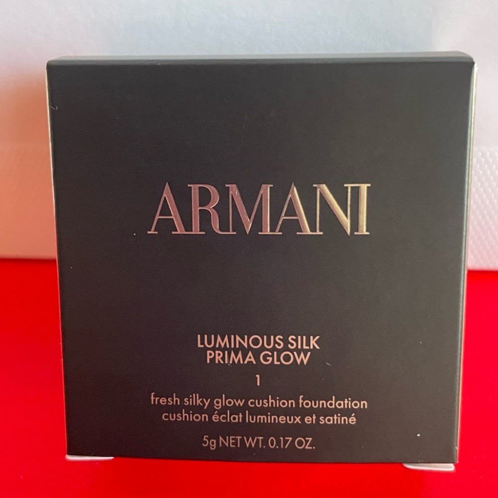 亞曼尼 GIORGIO ARMANI GA 訂製奢潤緞光氣墊粉餅 #1精巧版5g 全新 迷你氣墊-細節圖3
