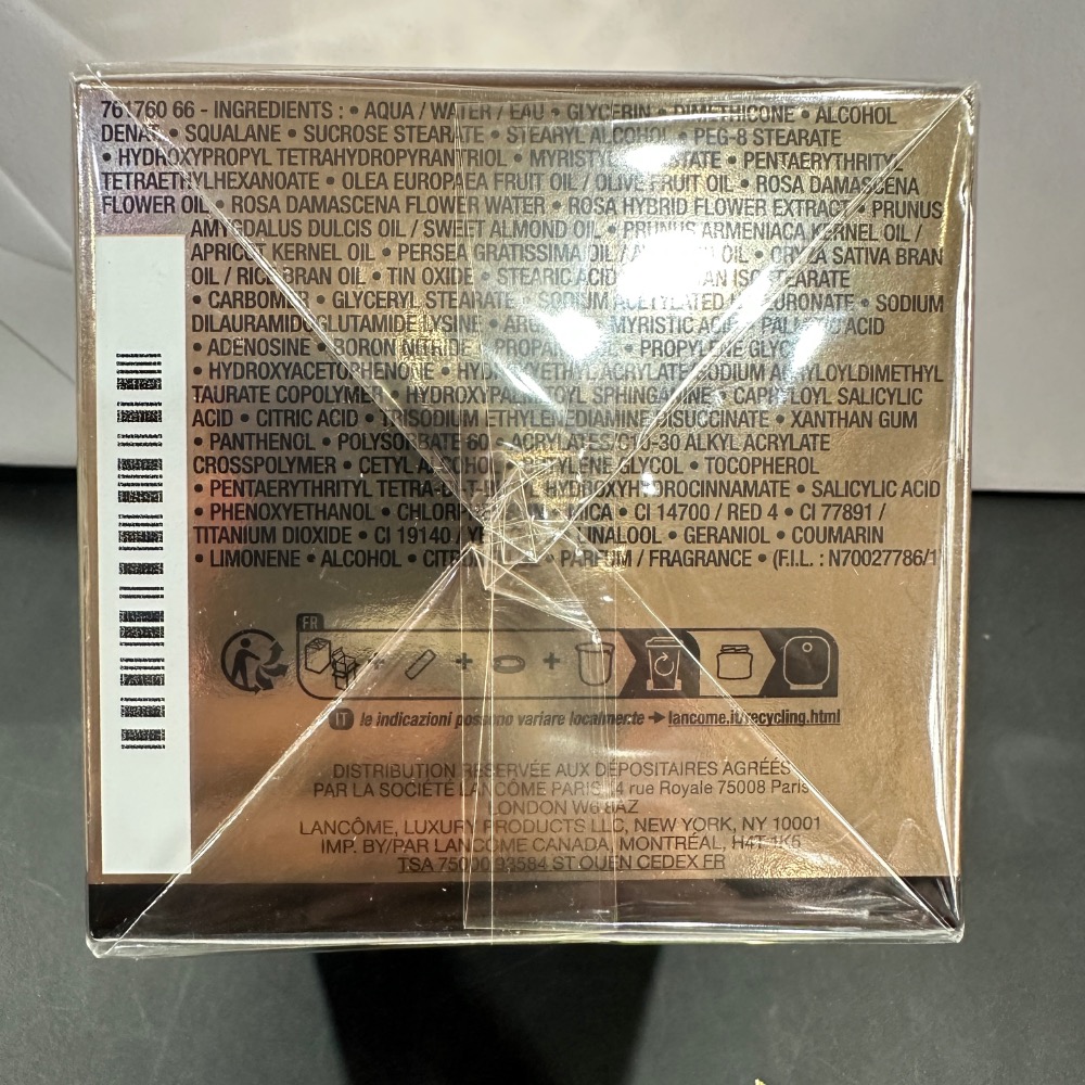 蘭蔻 舊版 絕對完美黃金乳霜 輕盈版 light 玫瑰霜 效期2026 有百貨標-細節圖4