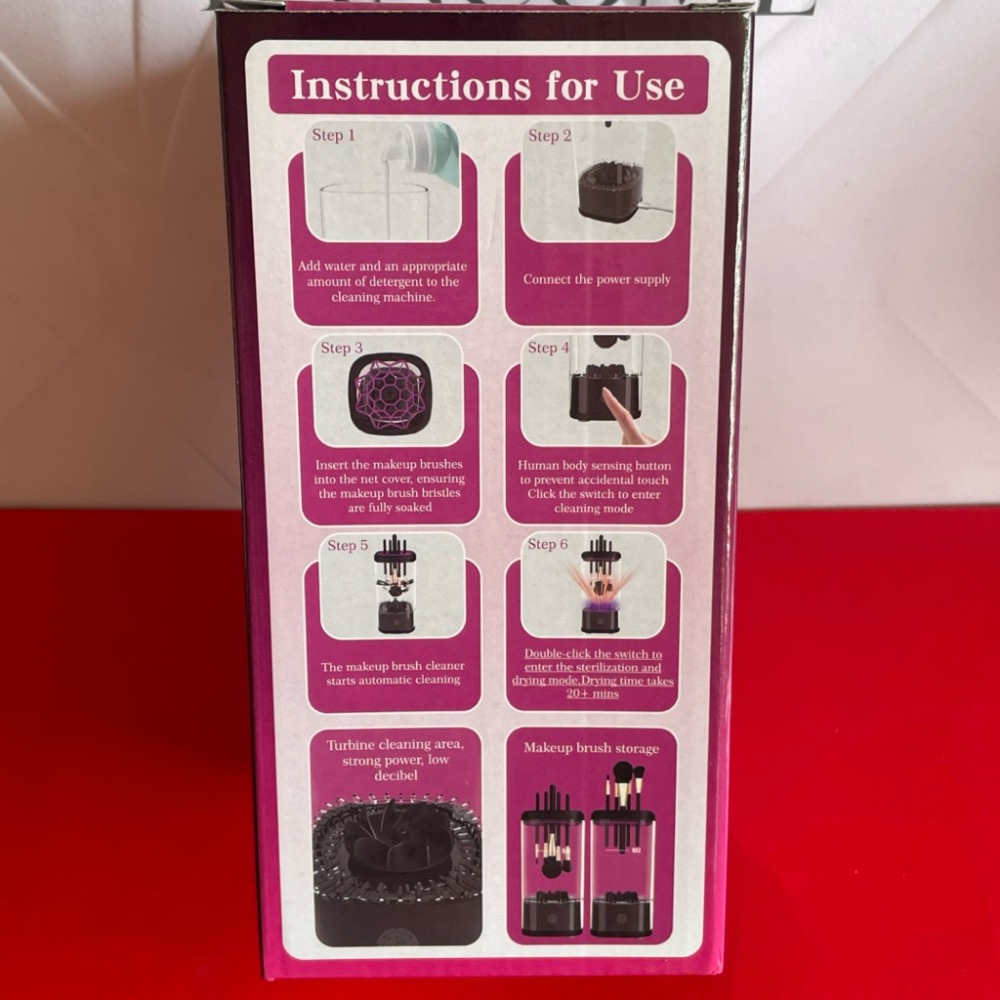 蘭蔻 LANCOME 充電式自動化妝刷清洗器 高配版（清洗+烘乾+消毒）全新-細節圖7