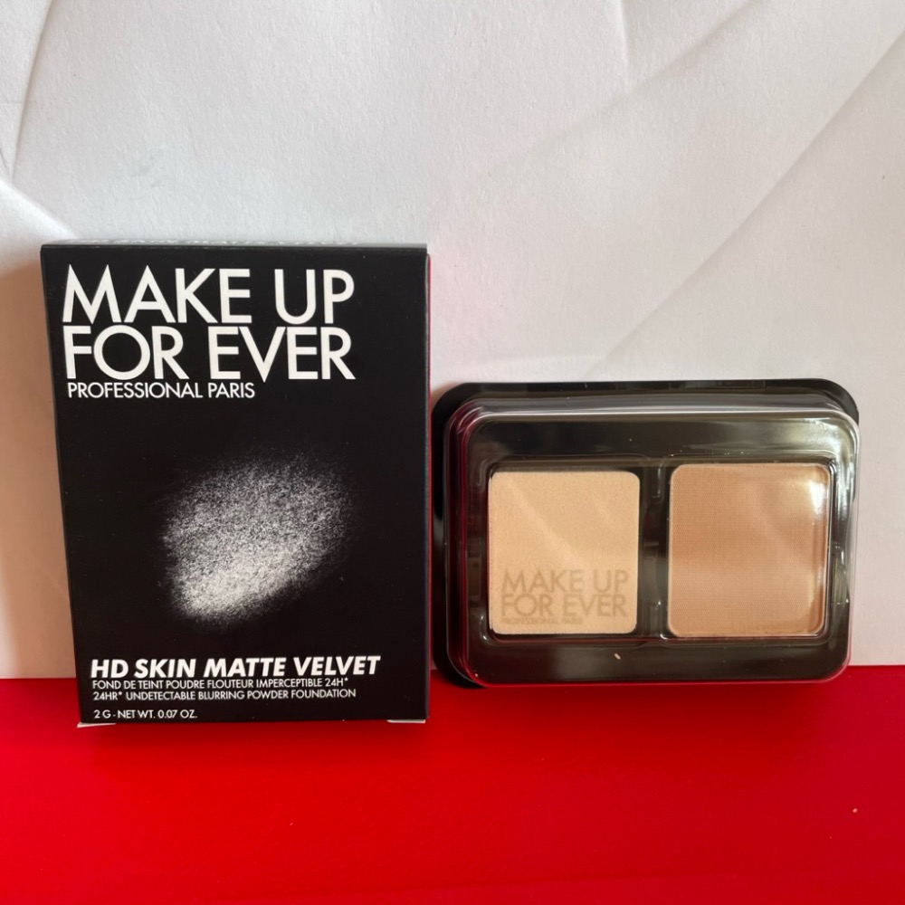 MAKE UP FOR EVER MUF HD SKIN 粉無痕柔霧空氣粉餅1R02 迷你盒 2g 全新-規格圖9
