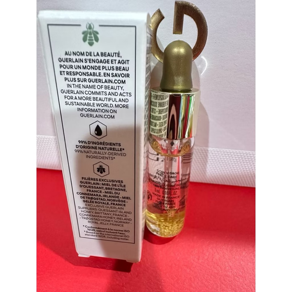 嬌蘭GUERLAIN 嬌蘭 皇家蜂王乳平衡油精華 蜜露 淨亮精華水 全新 15ml 5ml-細節圖3