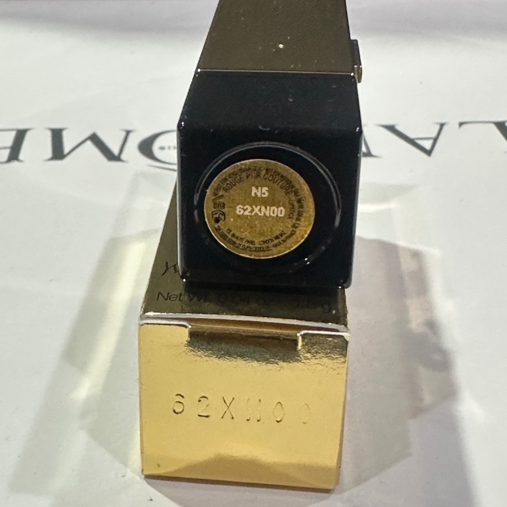 聖羅蘭 ysl 恆久完美霧光氣墊粉餅 迷你黑氣墊 #20 5g 奢華緞面唇膏 N5精巧版 迷你唇膏 1.3g 全新-細節圖6