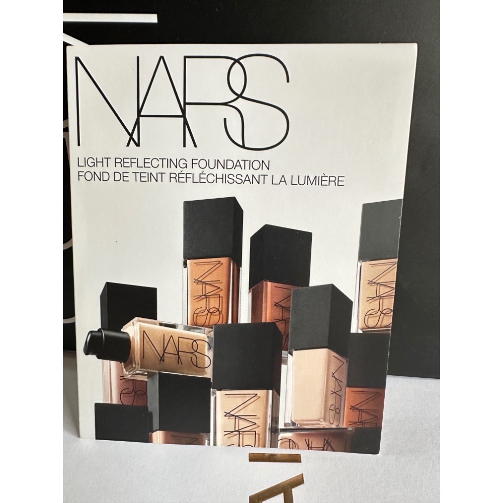 Nars 控場粉底 小光瓶 激情過後水唇膏 嫩唇膏 高調炫色眼頰棒 炫色腮紅 體驗卡 小樣 試色卡-細節圖2