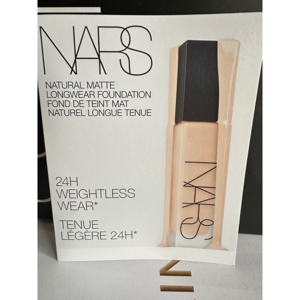 Nars 控場粉底 小光瓶 激情過後水唇膏 嫩唇膏 高調炫色眼頰棒 炫色腮紅 體驗卡 小樣 試色卡-細節圖3