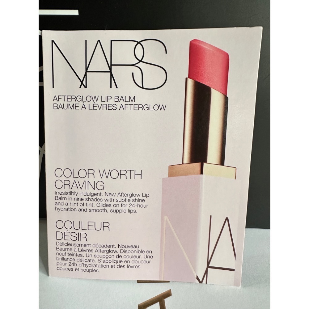 Nars 控場粉底 小光瓶 激情過後水唇膏 嫩唇膏 高調炫色眼頰棒 炫色腮紅 體驗卡 小樣 試色卡-細節圖6