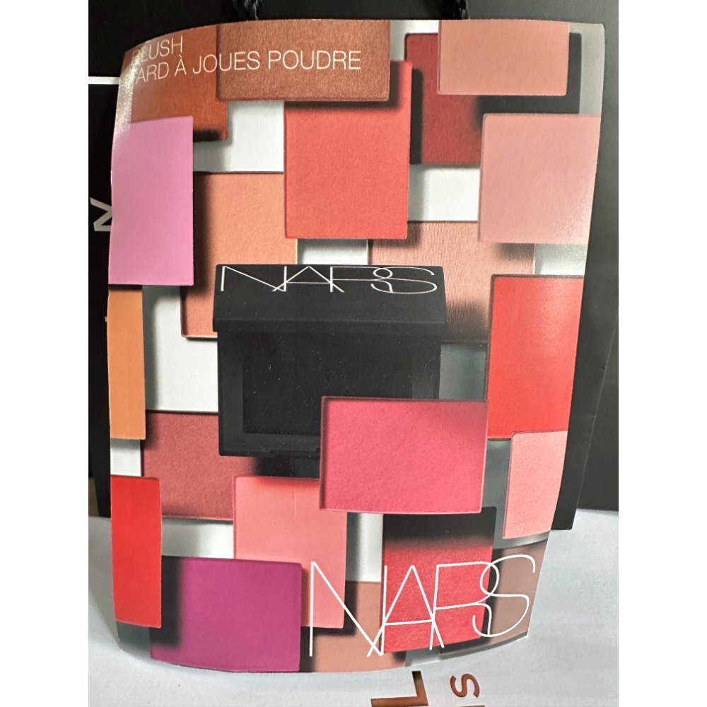 Nars 控場粉底 小光瓶 激情過後水唇膏 嫩唇膏 高調炫色眼頰棒 炫色腮紅 體驗卡 小樣 試色卡-細節圖7