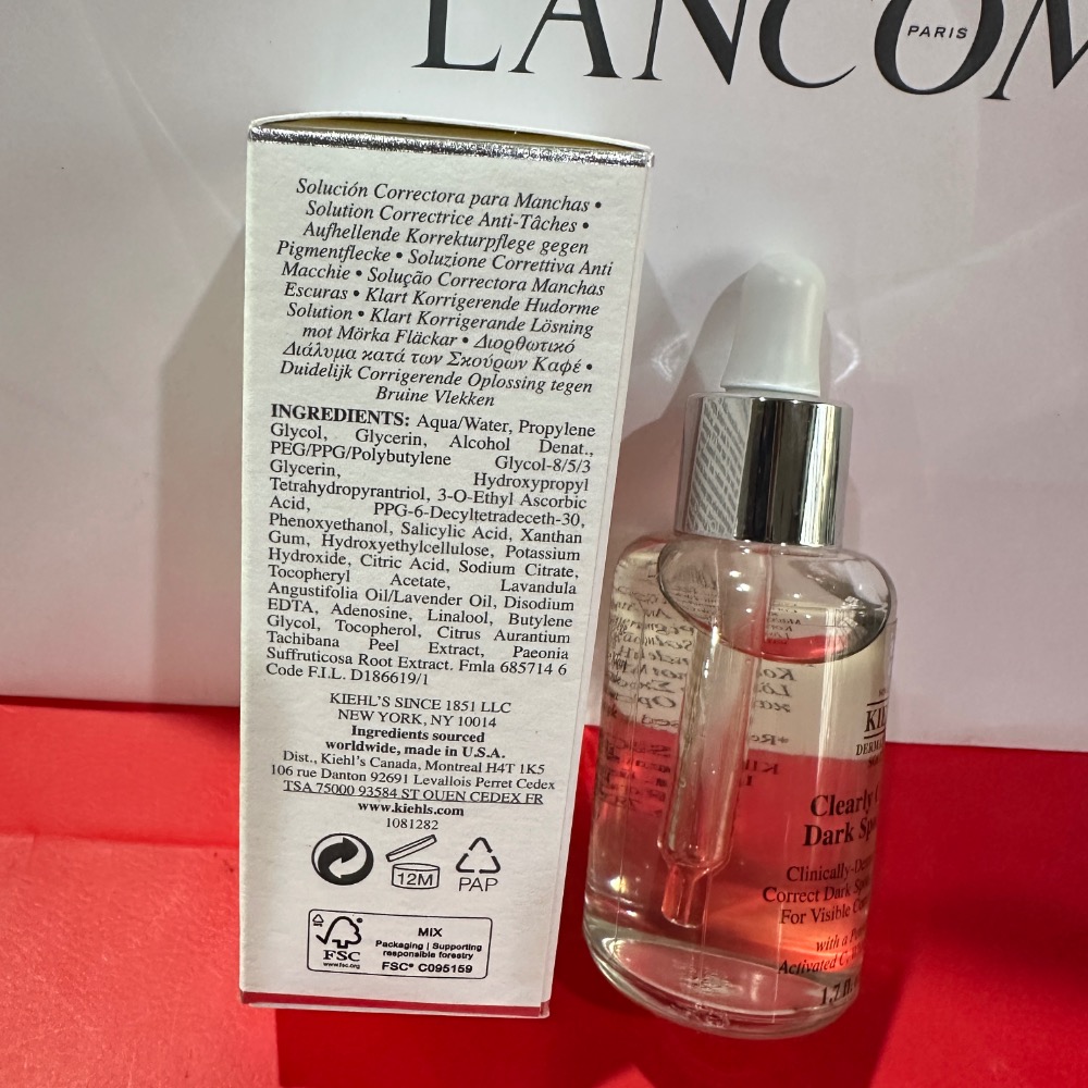 契爾氏 KIEHL＇S激光極淨白淡斑精華 全新 50ml 購於官方 效期2027-細節圖4