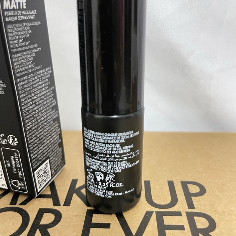 MAKE UP FOR EVER 定妝噴霧 超光肌 控油 活氧定妝噴霧 10ml 30ml 全新 百貨-細節圖2