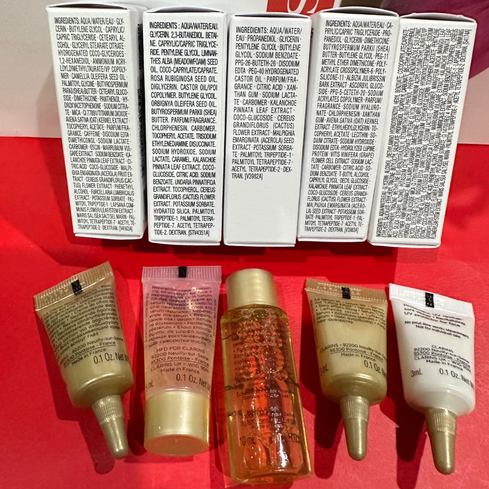 克蘭詩 CLARINS 至臻凝時防護隔離霜 月神花眼霜 修護精華 月神花精華水 修護微導精萃 全新 3ml 5ml-細節圖5