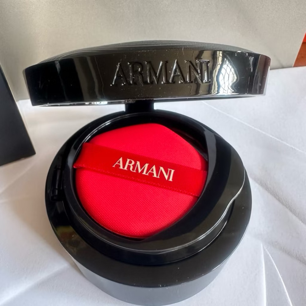 GA GIORGIO ARMANI 亞曼尼 訂製奢潤緞光氣墊粉餅 14g 0 1 2-細節圖3