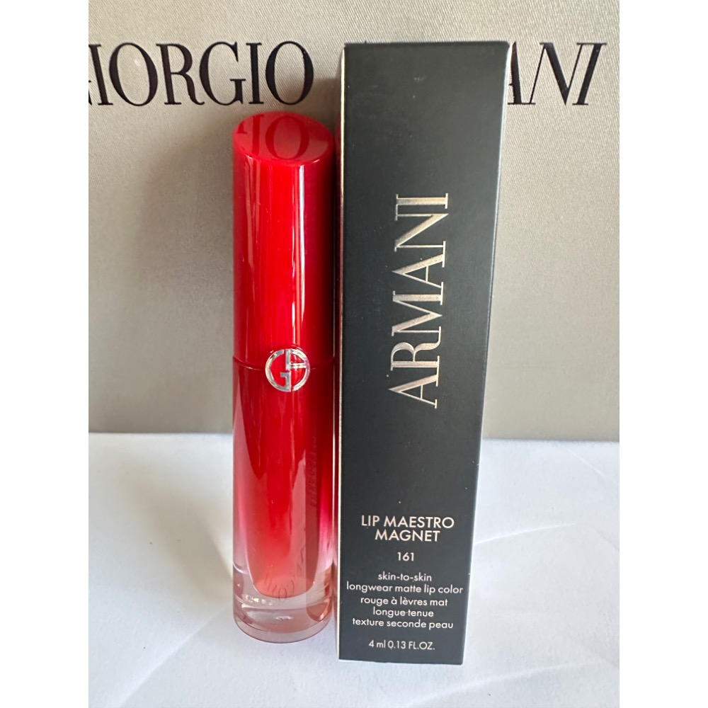 亞曼尼 GA 訂製奢光潤唇蜜 04 05 奢華柔紗訂製唇露 161 560 水唇紗 全新-細節圖10