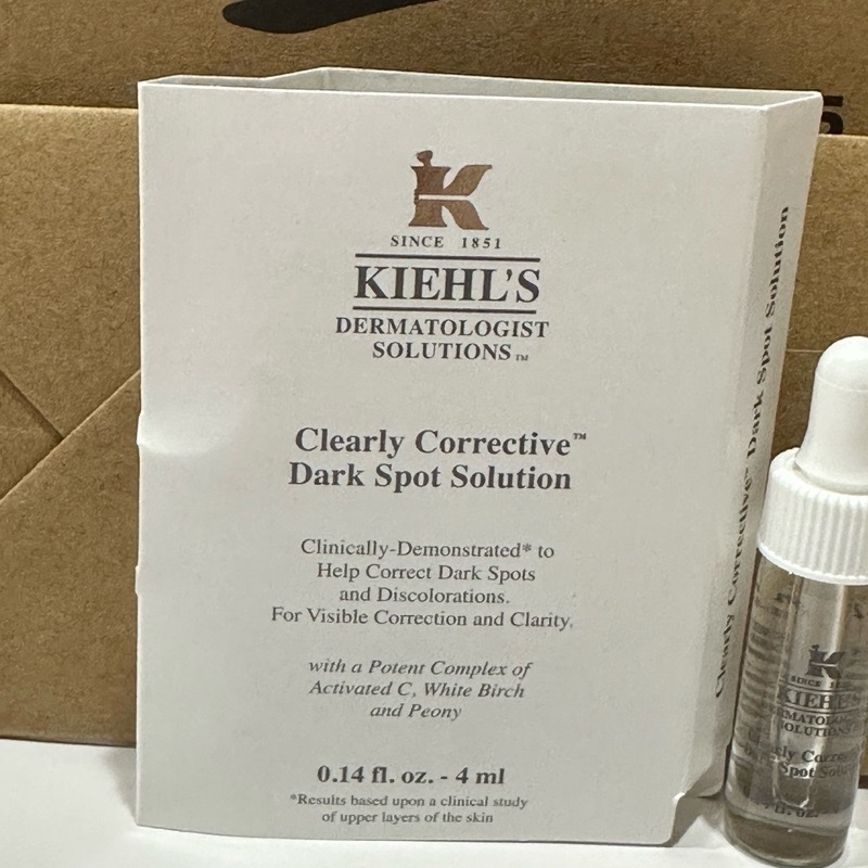 契爾氏 Kiehl＇s 激光極淨白淡斑精華4ml亞馬遜白泥淨緻毛孔面膜 4ml 金盞花植物精華化妝水 豪華試用品 小樣-細節圖7