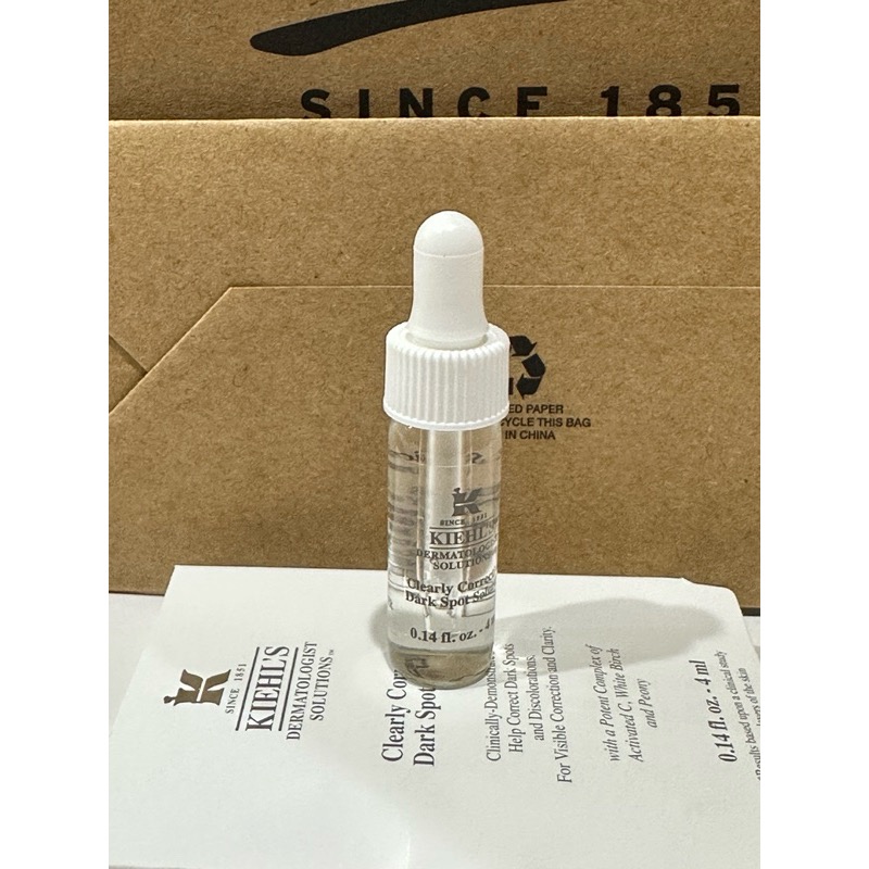 契爾氏 Kiehl＇s 激光極淨白淡斑精華4ml亞馬遜白泥淨緻毛孔面膜 4ml 金盞花植物精華化妝水 豪華試用品 小樣-細節圖8