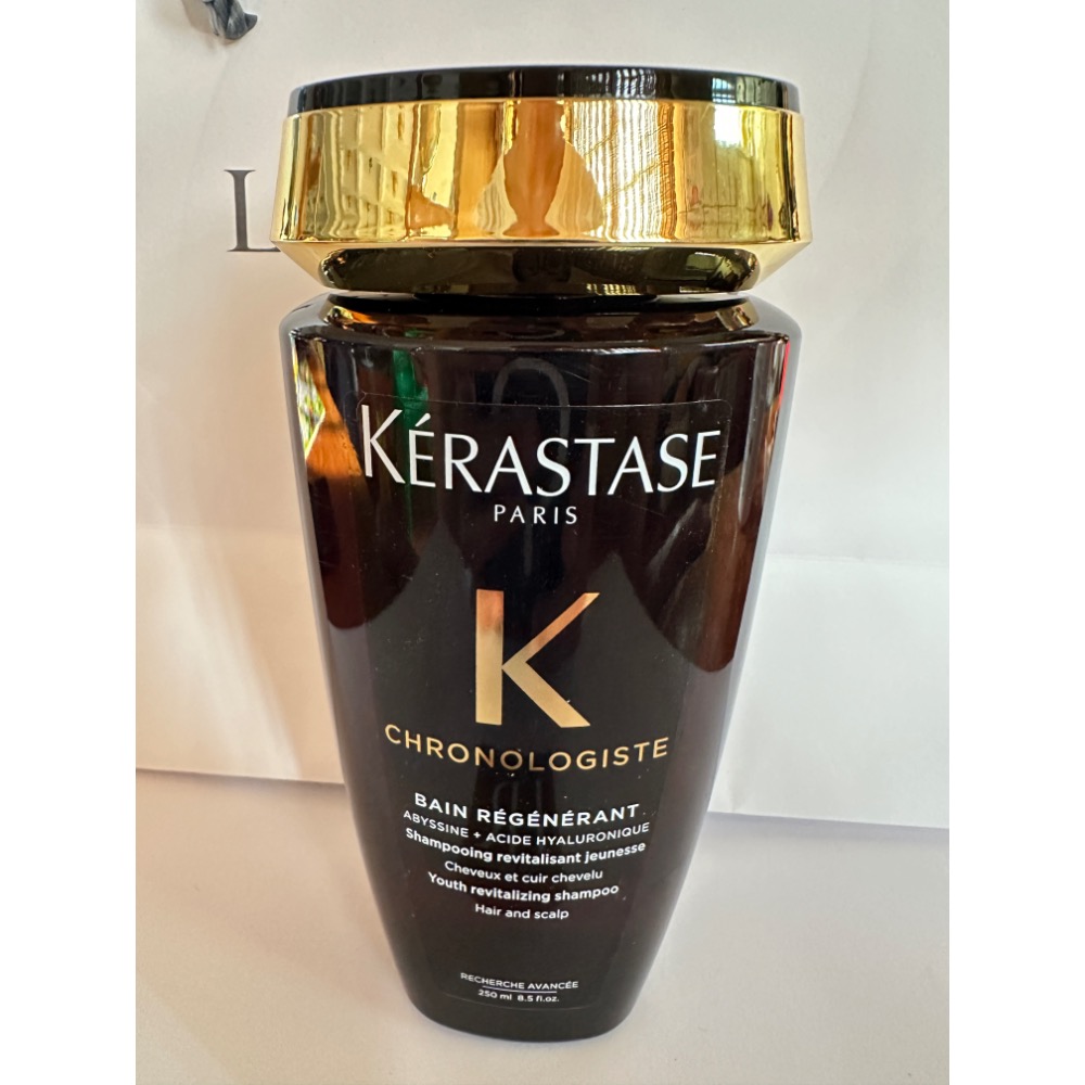 卡詩 KÉRASTASE 粉漾芯生髮浴 清爽型 皇家滋養髮浴 黑鑽極萃逆時髮浴 250ML 全新 洗髮精 洗髮露-規格圖9