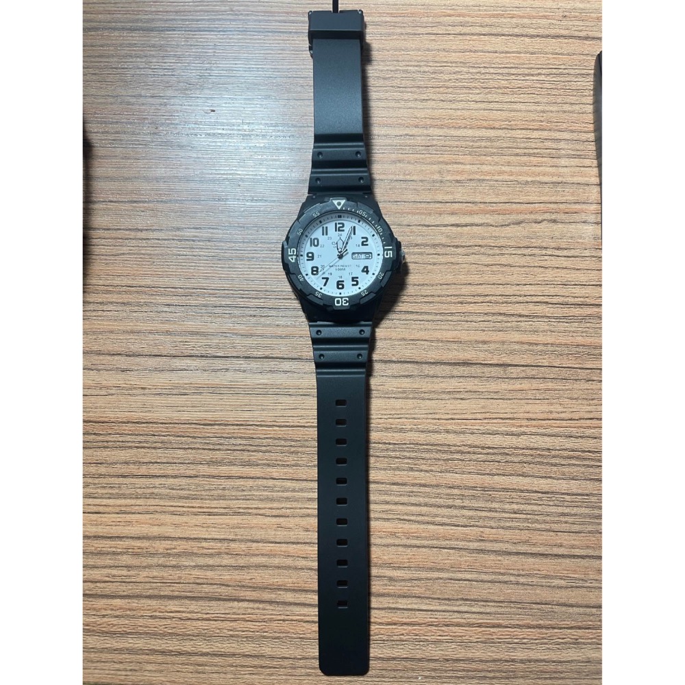 【CASIO 卡西歐】潛水風DIVER LOOK指針錶MRW-200H-7B(白)-規格圖2