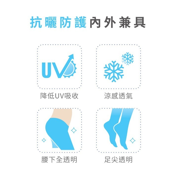 VOLA 全透明絲襪 涼感無痕絲襪 UV不易勾破 透膚絲襪彈性 無痕全透 美肌絲襪 絲襪連褲襪-細節圖3