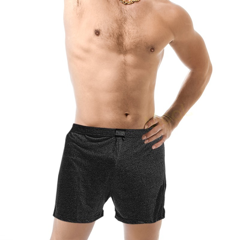 瑪榭 針織環保AB紗吸濕平口男內褲 寬鬆透氣吸濕排汗四角褲-細節圖2