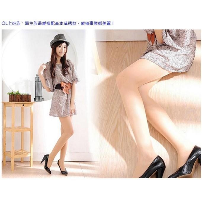 全透膚彈性絲襪 台灣製美肌褲襪均勻全透明薄型絲襪 不易勾絲款-細節圖4