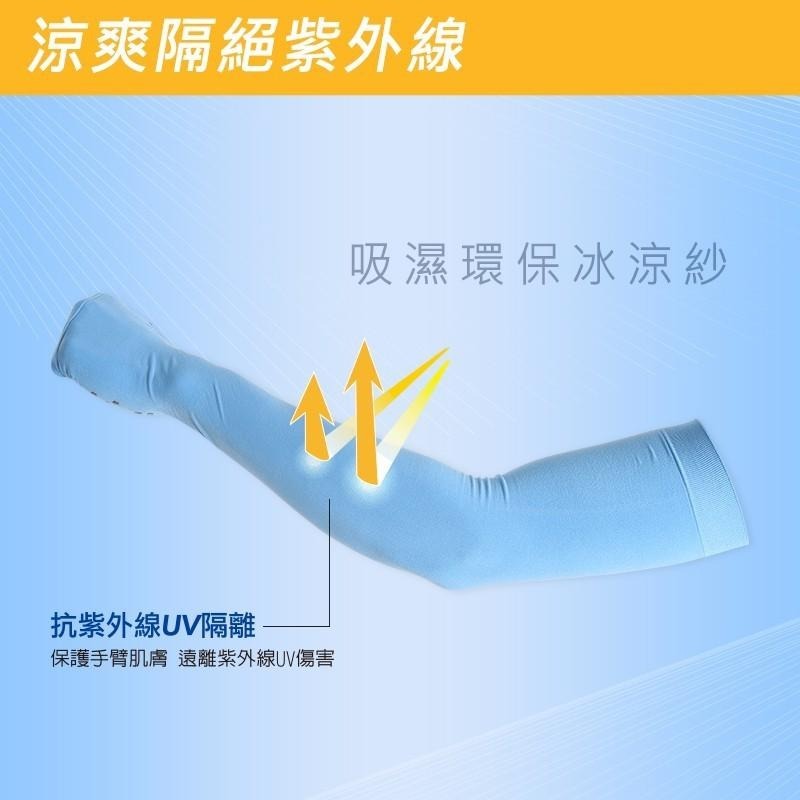 瑪榭 aquatimo涼感冰涼紗防曬袖套 有手型 健身袖套 自行車袖套 防曬袖套-細節圖4