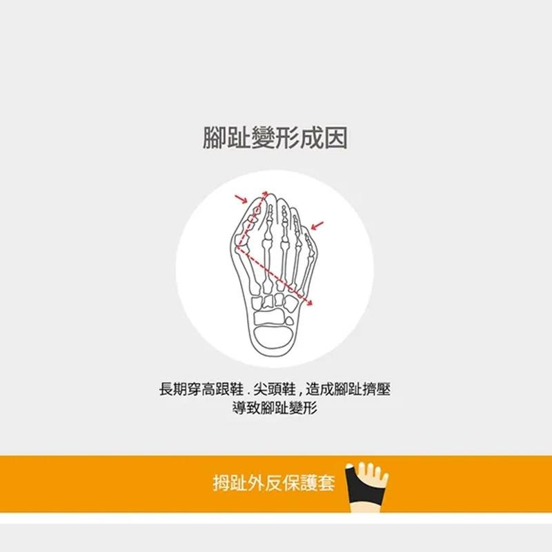 【台灣現貨】壓力加壓拇趾保護套 MIT台灣製 拇指外翻/外反拇趾/內反小趾/腳套-細節圖4