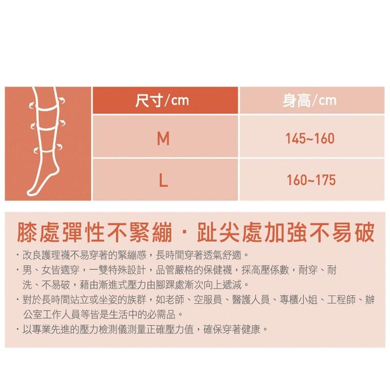 露趾壓力襪360D機能彈性 臺灣製造 女 中筒襪 彈性襪露趾 露指 美腿襪 健康護理機能褲襪-細節圖3