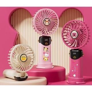 卡通手持迷你風扇 · 六檔靜音強風 · LED顯示 · USB充電-細節圖9