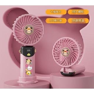 卡通手持迷你風扇 · 六檔靜音強風 · LED顯示 · USB充電-規格圖9