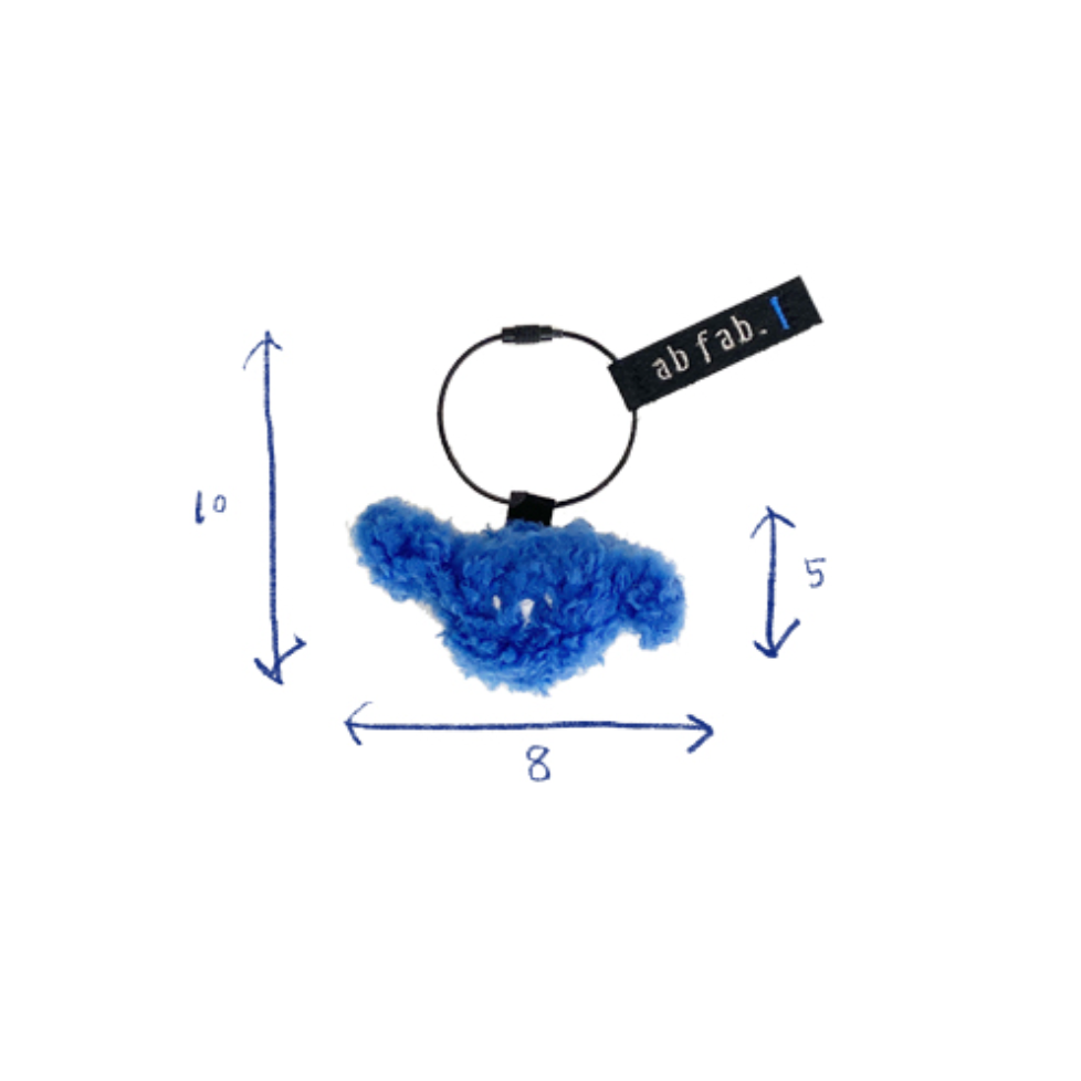 現貨｜ab fab. | 灰色狗狗吊飾(gray)-細節圖3