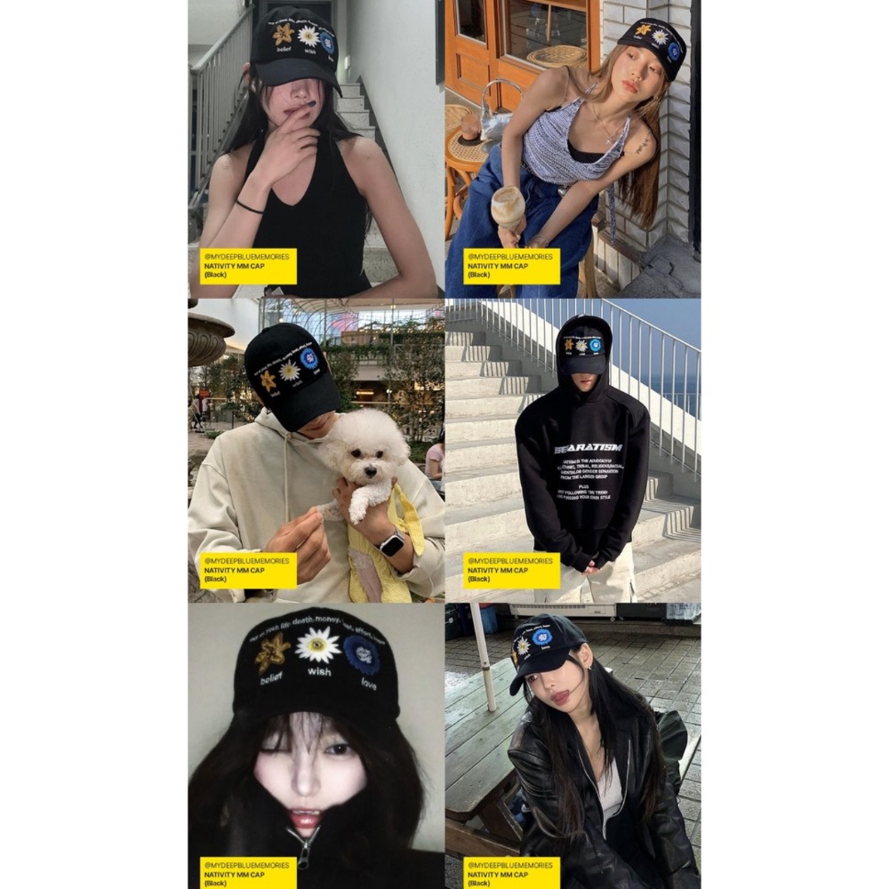 MDBM Nativity Mm棒球帽 黑色-細節圖5