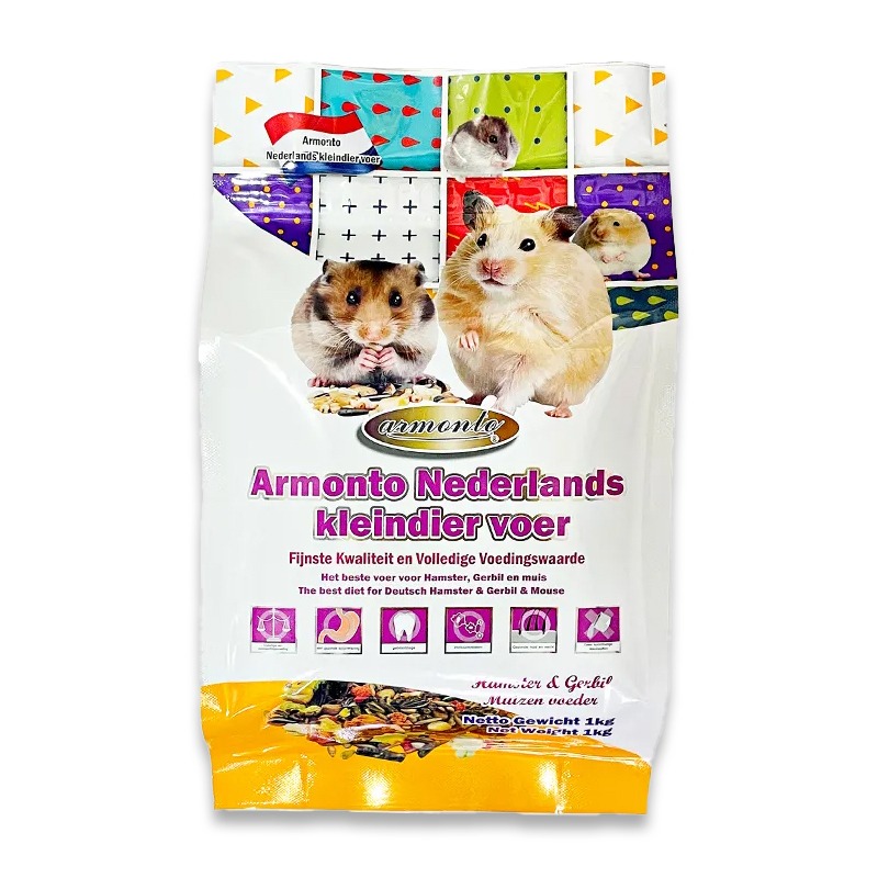 【現貨】快速出貨 Armonto 阿曼特 AM荷蘭特級機能全鼠類主食 倉鼠飼料 鼠飼料 鼠主食 倉鼠糧 楓葉鼠飼-細節圖2