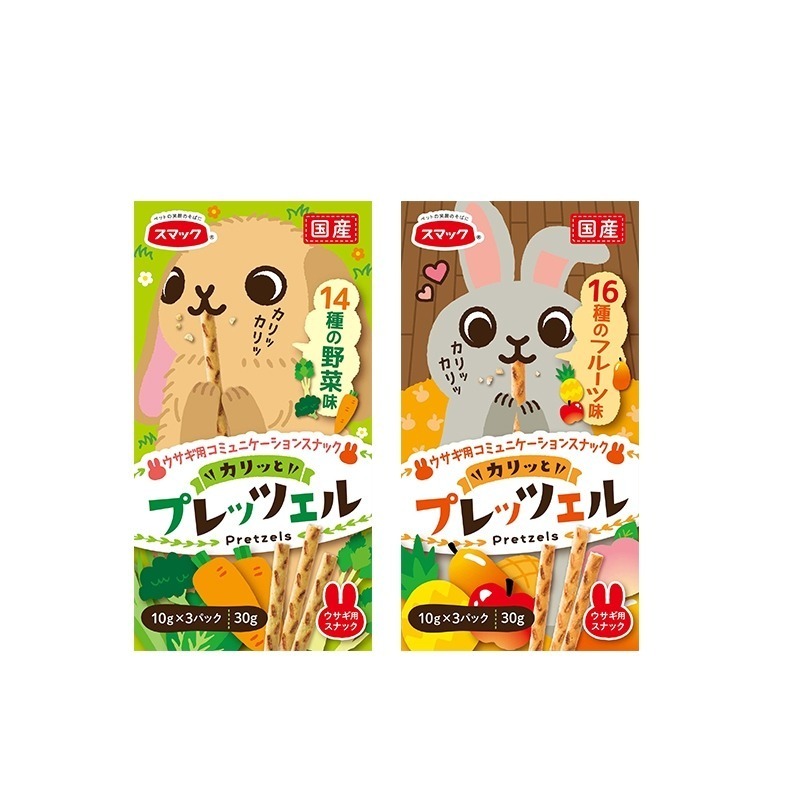 【現貨】Smack 鹽味捲零食 兔用零食 兔子零食捲 小寵零食 小寵點心棒 兔子點心 寵物兔零食點心 兔用食品-細節圖2