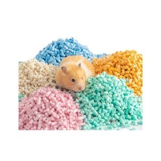 【現貨】小寵紙粒墊料 500g 小寵造景紙粒 小動物紙墊料 倉鼠紙粒 鼠用紙粒 小寵紙粒 天然木漿紙粒 倉鼠墊材-細節圖2