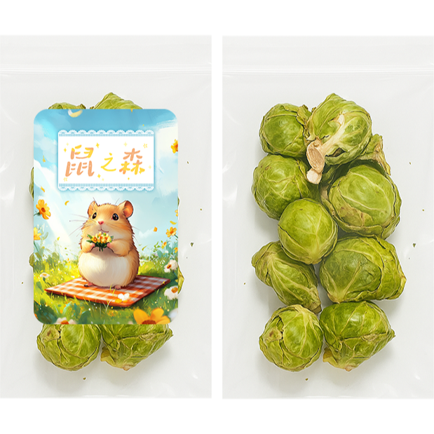 【現貨】鼠之森 小動物零食 結球甘藍 磨牙玉米 烘烤玉米切片 棉花糖 五彩水果球 麵包丁 格子煎餅 磨牙棒 小寵零食-規格圖2