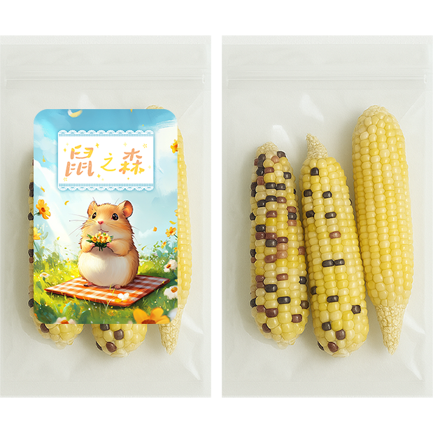 【現貨】鼠之森 小動物零食 結球甘藍 磨牙玉米 烘烤玉米切片 棉花糖 五彩水果球 麵包丁 格子煎餅 磨牙棒 小寵零食-規格圖2