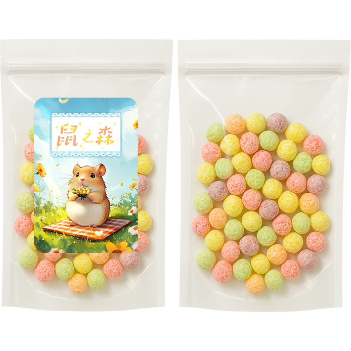 【現貨】鼠之森 小動物零食 結球甘藍 磨牙玉米 烘烤玉米切片 棉花糖 五彩水果球 麵包丁 格子煎餅 磨牙棒 小寵零食-規格圖2