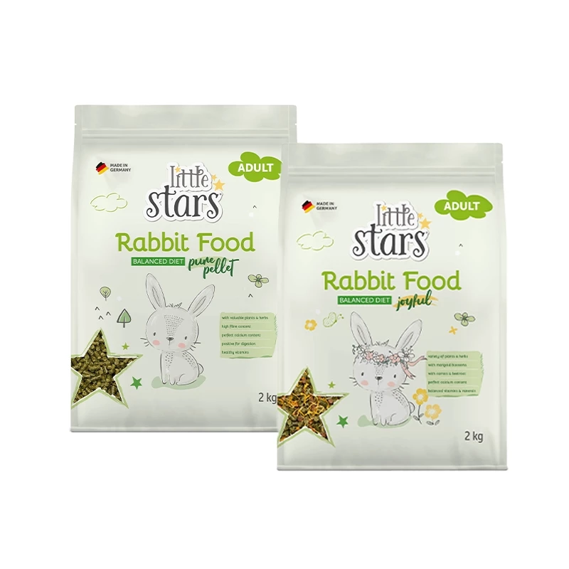 【現貨】little stars 力特星 兔子飼料 兔飼料 兔子主食 純顆粒 花草添加 成兔飼料 兔糧 兔主食 兔用飼料-細節圖2