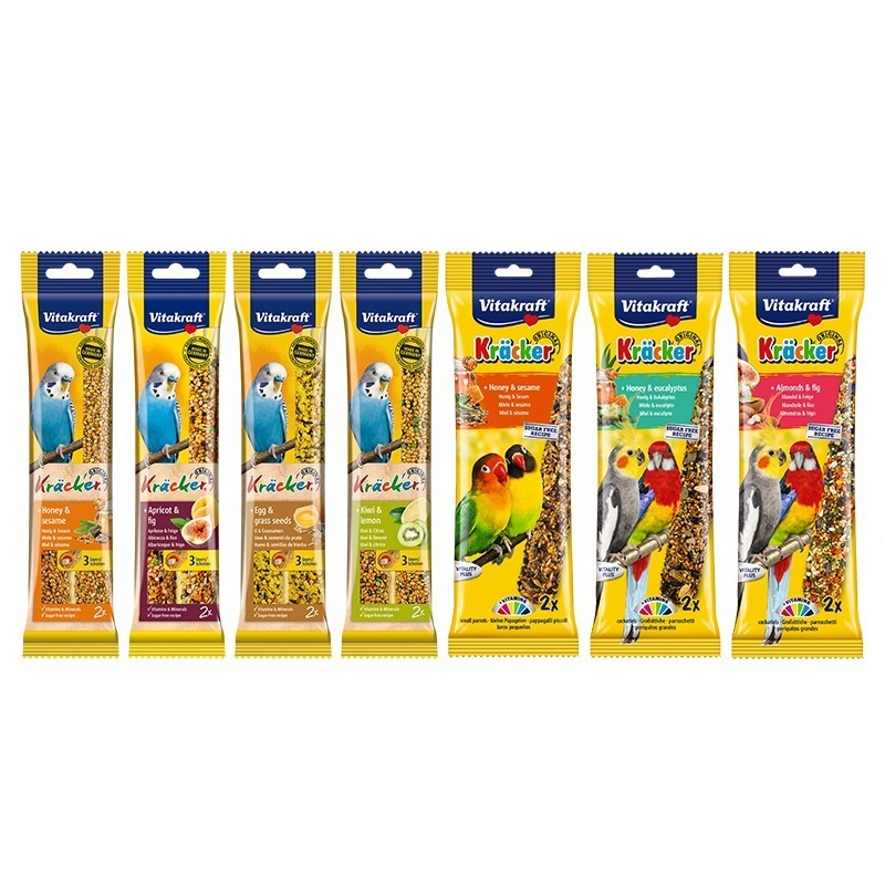 【現貨】Vitakraft 鳥用棒棒糖 小型鸚鵡 中型鸚鵡 鳥零食 鸚鵡零食 鳥點心 鳥零嘴 寵物鳥點心 穀物棒棒糖-細節圖2
