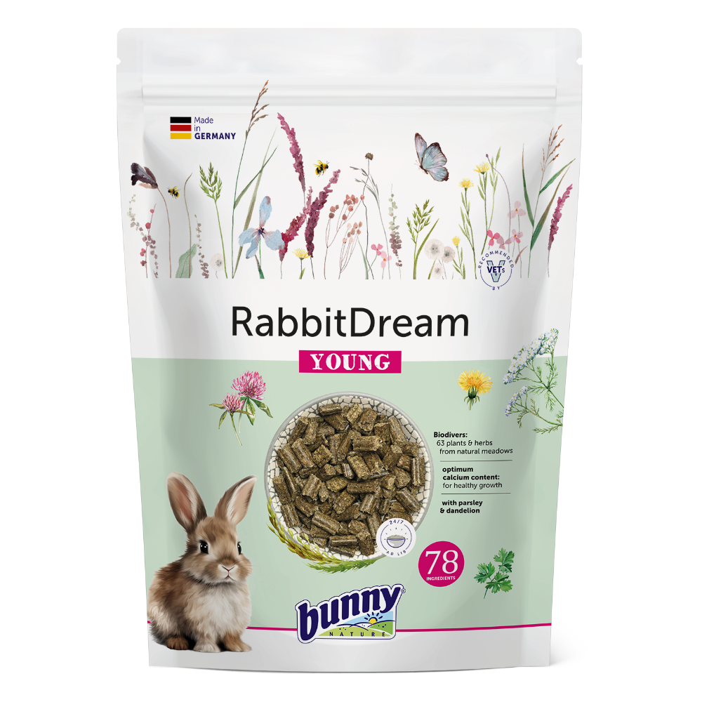 【現貨】德國邦尼 Bunny 夢想幼兔/成兔/高齡兔飼料 無糖配方 小顆三柱顆粒 兔飼料 兔子飼料 兔子主食 草本養生-規格圖3