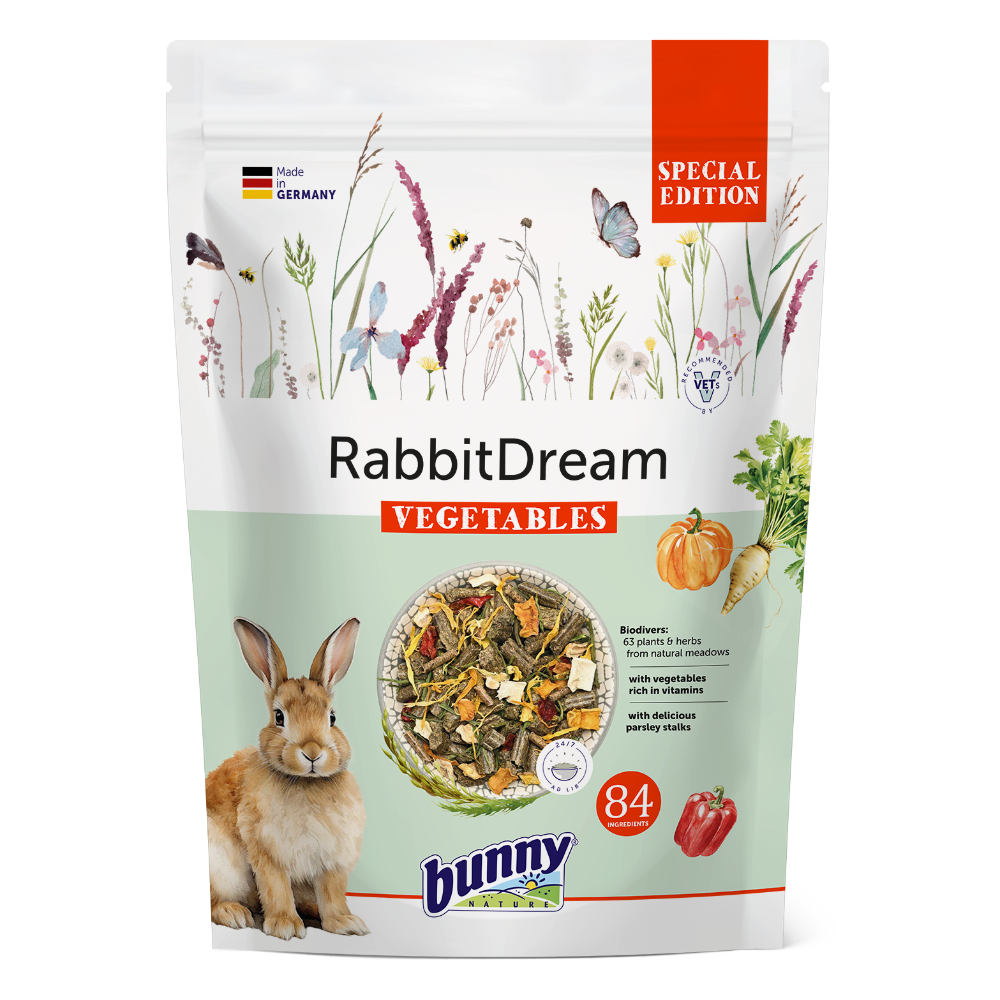 【現貨】德國邦尼 Bunny 夢想幼兔/成兔/高齡兔飼料 無糖配方 小顆三柱顆粒 兔飼料 兔子飼料 兔子主食 草本養生-規格圖3