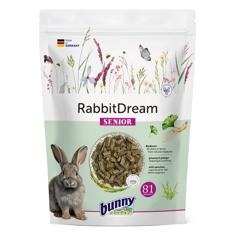 【現貨】德國邦尼 Bunny 夢想幼兔/成兔/高齡兔飼料 無糖配方 小顆三柱顆粒 兔飼料 兔子飼料 兔子主食 草本養生-規格圖3