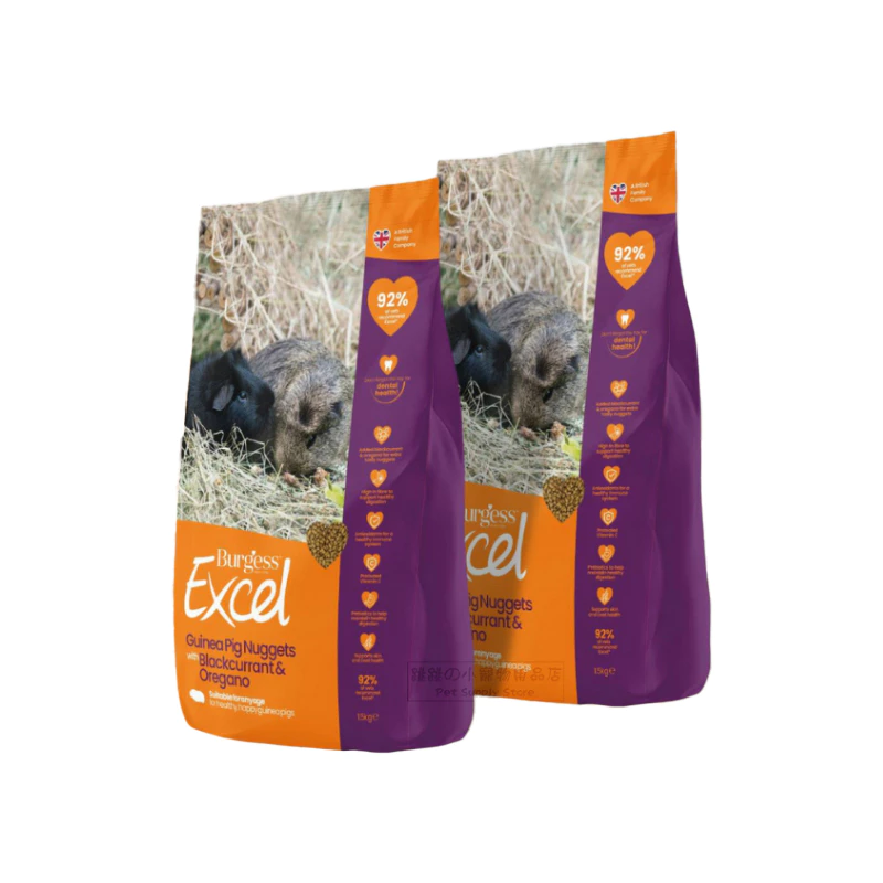 【現貨】🔜快速出貨🚚 Burgess 伯爵 天竺鼠專用飼料 黑加侖&奧勒岡葉 天竺鼠飼料 天竺鼠主食-細節圖2