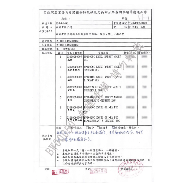 【現貨】🔜快速出貨🚚 Burgess 伯爵 天竺鼠專用飼料 黑加侖&奧勒岡葉 天竺鼠飼料 天竺鼠主食-細節圖5