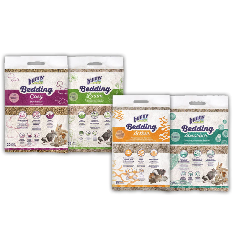 【跳跳】《分裝包》德國邦尼 Bunny 柔軟除臭稻草墊 低粉塵快乾亞麻墊 好好玩纖維草墊 強力吸水除臭草墊 小動物墊材-細節圖2