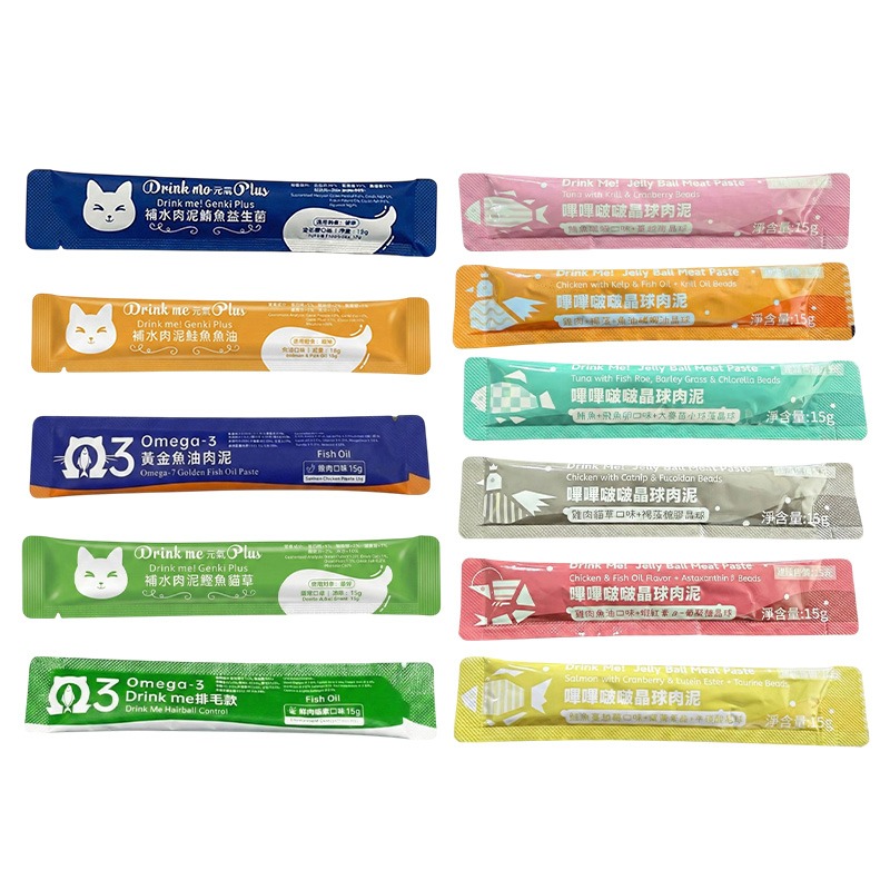 【現貨】Drink me! 元氣Plus 貓肉泥 鮪魚 鮭魚 貓咪肉泥 貓零食 貓咪點心 貓條 貓咪零食 寵物肉泥-細節圖2