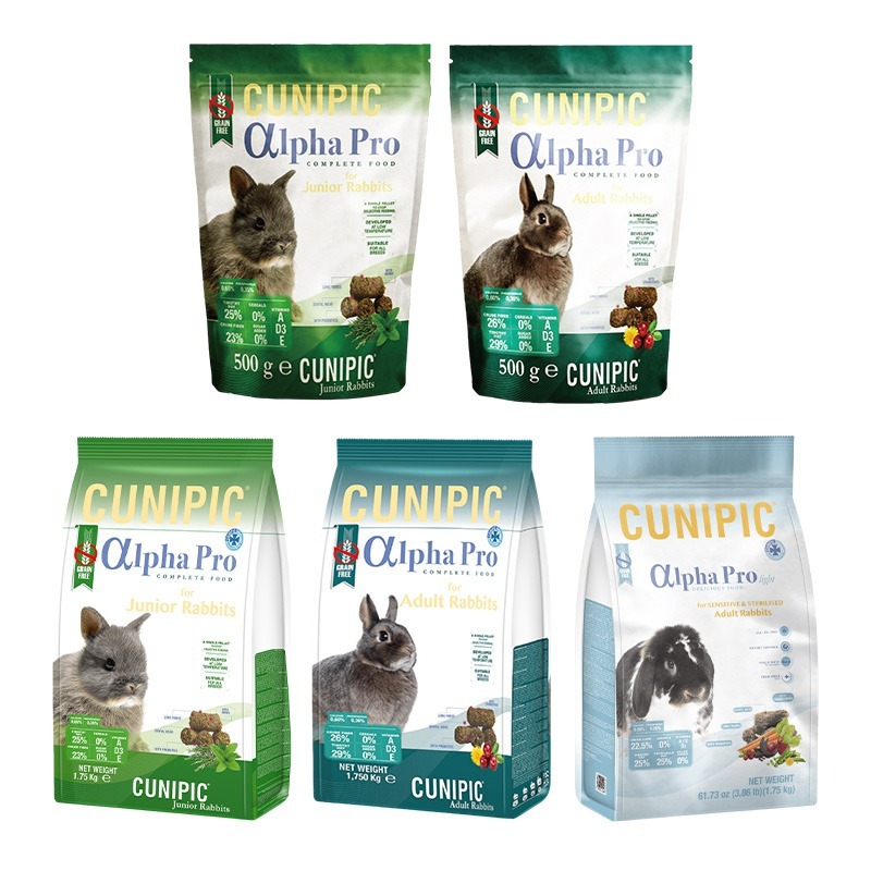 【現貨】 CUNIPIC 頂級無穀兔飼料 成兔飼料 幼兔飼料 無穀高纖低卡 兔飼料 兔子主食 兔子飼料-細節圖2