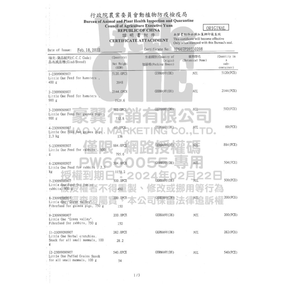 【現貨】Little One 松鼠&花栗鼠飼料 松鼠飼料 松鼠糧 倉鼠食譜 倉鼠飼料 鼠飼料 倉鼠糧 倉鼠主食 鼠主食-細節圖4