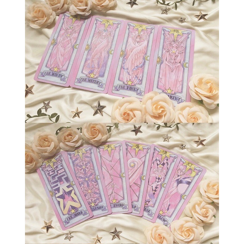 「預購」🧸紀琪琪商城💝庫洛魔法使小櫻 漫畫版小櫻牌庫洛牌 庫洛牌魔法書 56張庫洛牌 封印庫洛牌魔法書封印書 小櫻牌-細節圖4