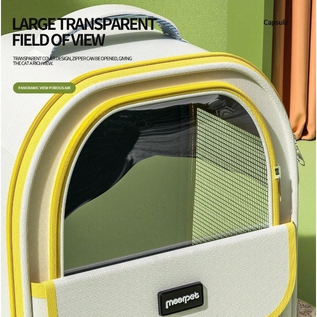 1件雙肩帶雙色貓背包-細節圖4